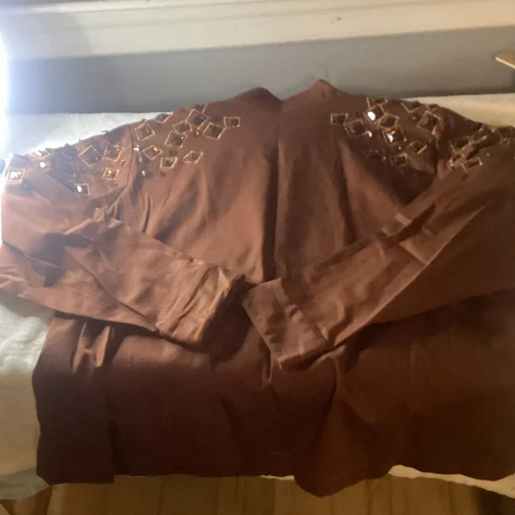 Bob Mackie wearable art rhinestone embellished jacket - Picture 6 of 8